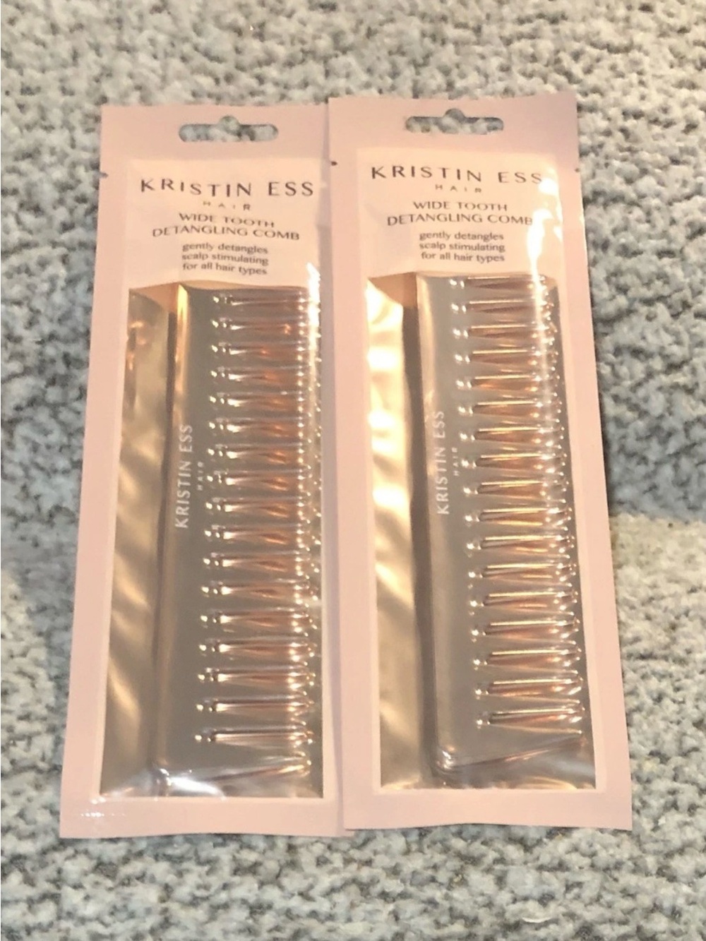KRISTIN ESS HAIR - Style Assist Large Comb Rose Gold (Set of 2)